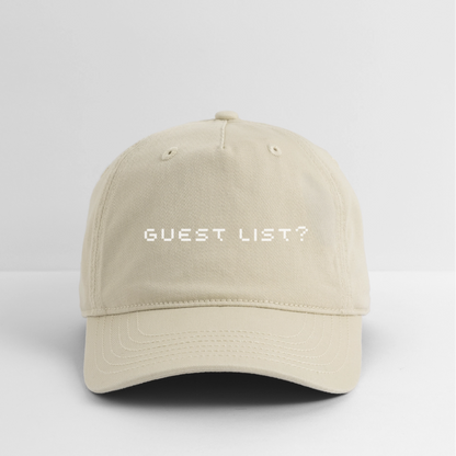 Guest List? Hat - khaki