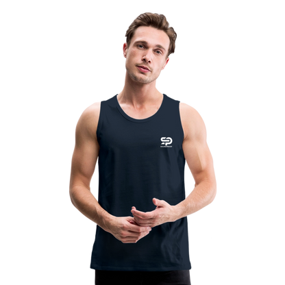 Men’s Premium Tank - Logo - deep navy