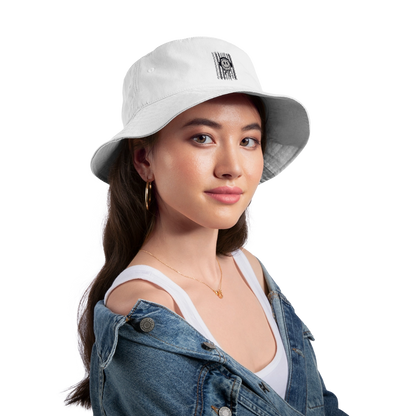 Bucket Hat - Melted Smile - white