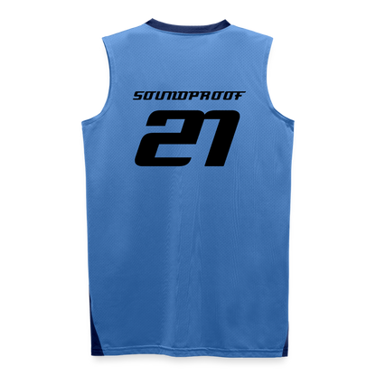 Women's Rave Jersey - carolina blue/navy/white