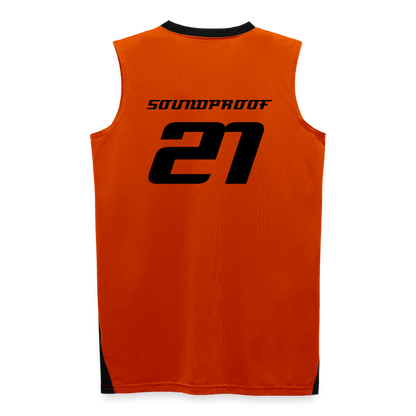 Techno Jersey - orange/black/white